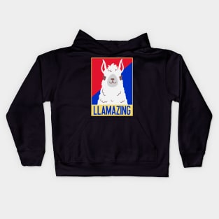 Llama / Llamazing / No Probllama / Funny Llama / Cute Llama Kids Hoodie